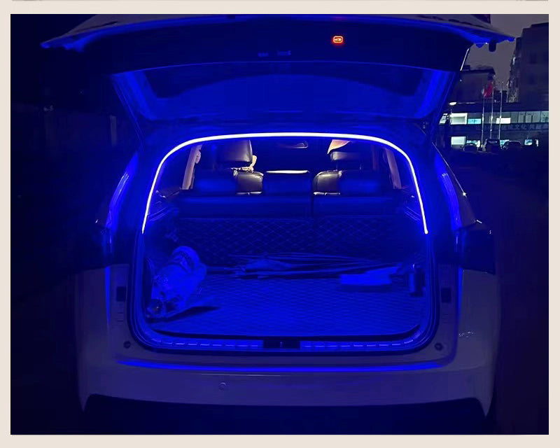 LED Car Trunk Light Strip - Automatic Sensor Tailgate Lighting for Interior Decoration, Enhanced Visibility and Stylish Ambience