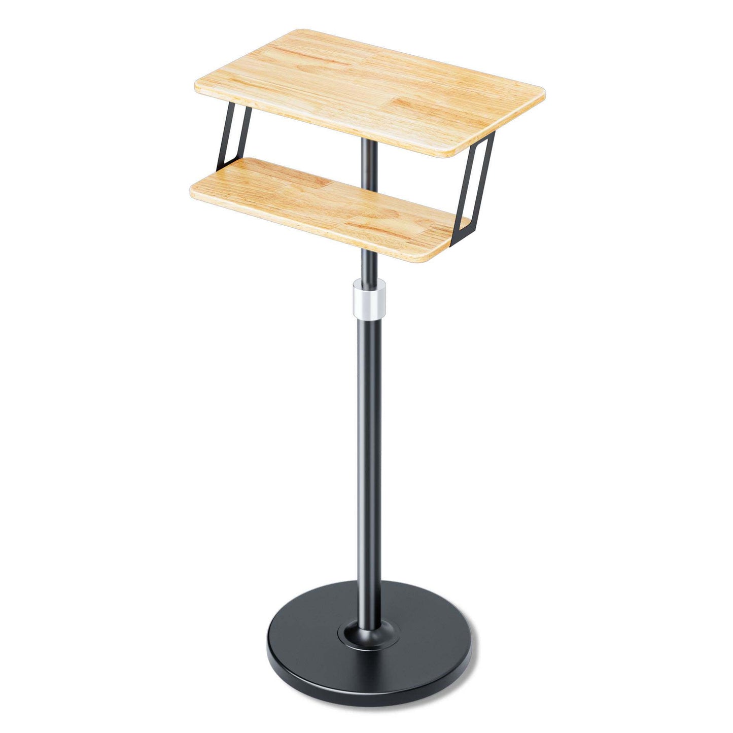 Adjustable Laptop Side Stand – Movable Height-Raising Computer Bracket for Home Office Workspaces, Vertical Storage and Ergonomic Positioning