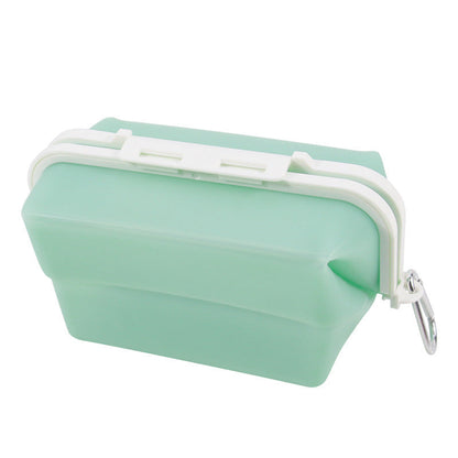 Reusable Silicone Food Storage Bag – Foldable Leakproof Fresh Keeping Bag for Fruits, Snacks, Travel and Picnic Storage