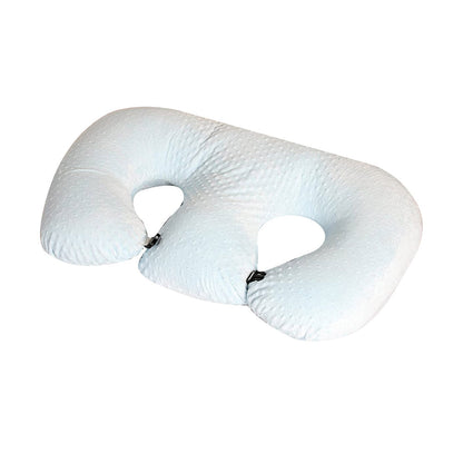 Twin Nursing Pillow Cushion - Multifunctional Baby Feeding Support Pillow with Anti-Spit Design for Comfortable Breastfeeding