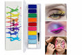 UV Glow Body Paint Set – Neon Fluorescent Face and Body Makeup for Halloween Parties, Festivals and Cosplay Looks