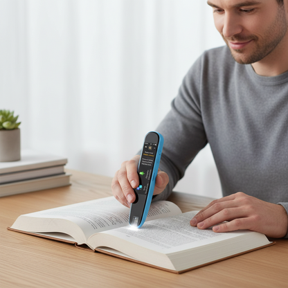Offline Translation Pen – Intelligent Scanning Dictionary with 123-Language Translation and Point-Reading Features for Students, Teachers and Travelers