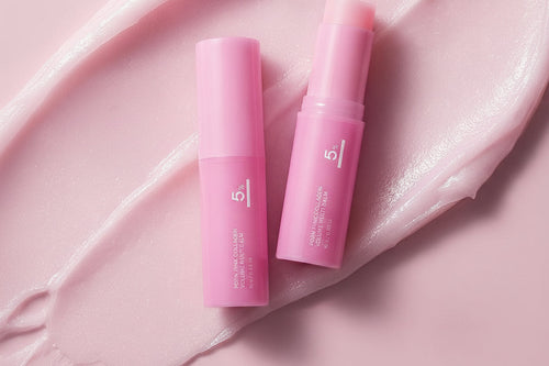 Pink Collagen Multi Balm Stick – Deep Hydrating Facial Moisturizer for Brightening, Plumping, Smoothing and Everyday Korean Skincare