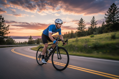 Bluetooth Smart Cycling Helmet – Waterproof Bike Helmet with Built-In Music, Safety Lights and Breathable Unisex Racing Design for Outdoor Riding
