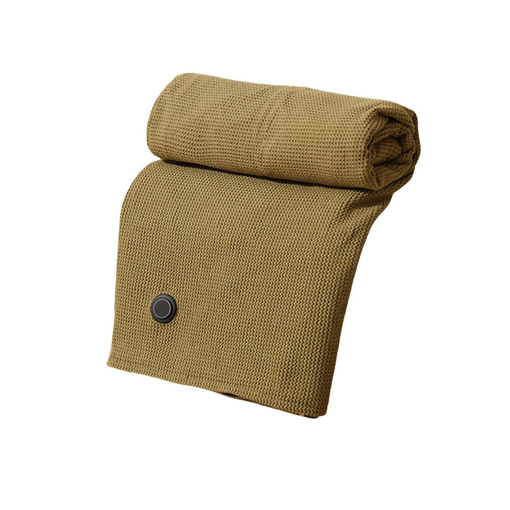 USB Heated Wearable Blanket - Portable Electric Shawl with Power Bank for Home Office and Winter Comfort