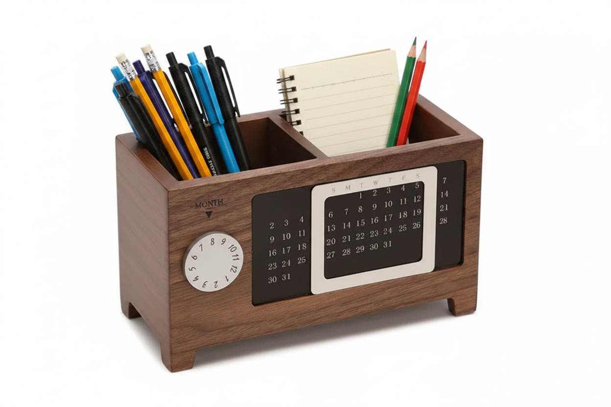 Wooden Multifunctional Organizer Box – Versatile Storage Container for Household Accessories, Jewelry, Desk Supplies, Crafts and Home Organization