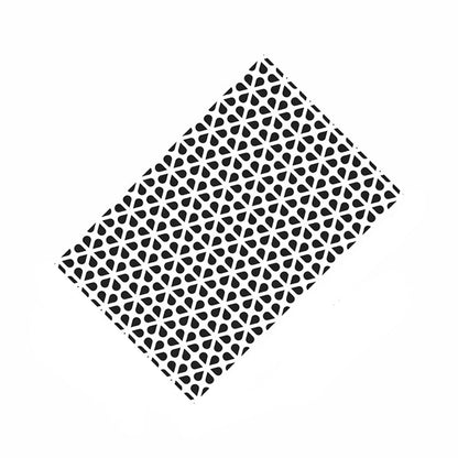 Matte Black Car Window Honeycomb Sticker – Universal Triangular Window Vinyl Decal for Stylish Exterior Decoration and Automotive Customization