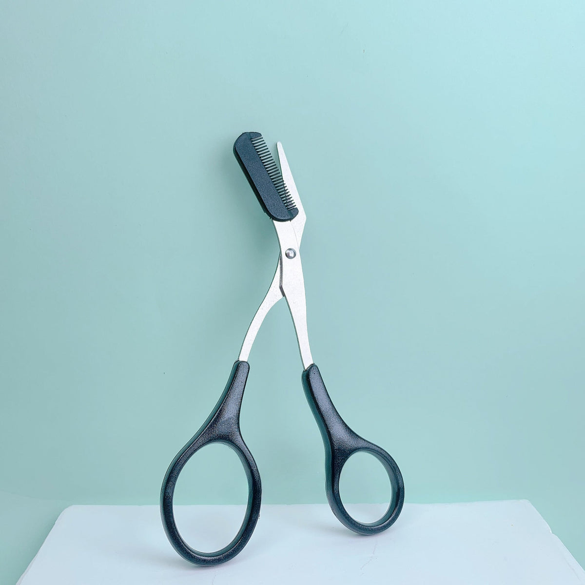 Eyebrow Trimming Scissors with Comb - Stainless Steel Precision Grooming Tool for Shaping, Styling and Perfect Brows
