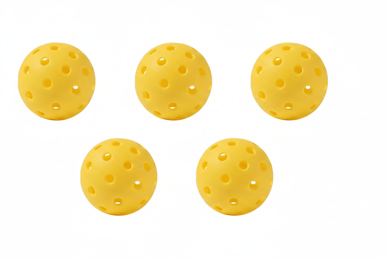 Outdoor Pickleball Balls – 40-Hole High-Performance Durable Pickleballs for Training, Practice Sessions, Recreation and Tournament Play