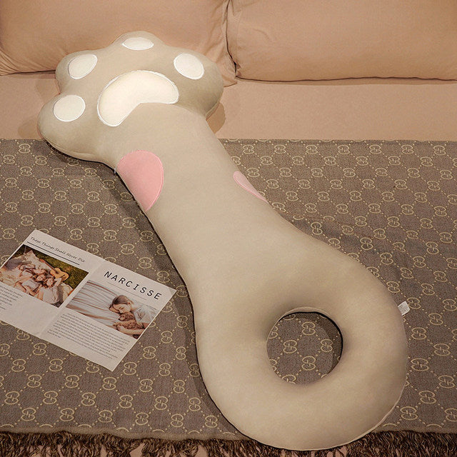 Giant Cat Paw Plush Pillow - Soft Decorative Cushion for Bedrooms, Gifts and Cozy Relaxation