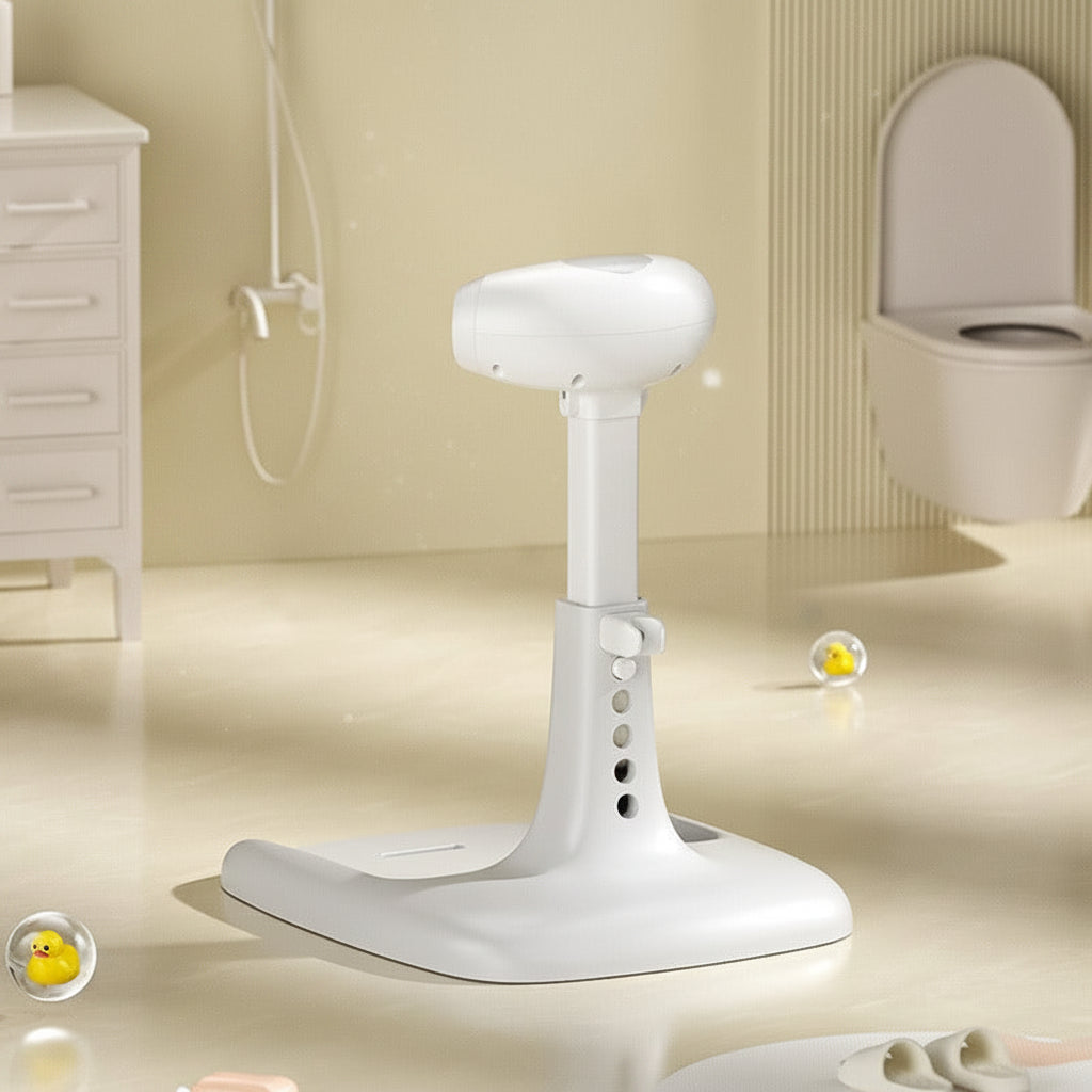 Duck Shaped Baby Bath Support – Non Slip Toddler Shower Helper Rack for Safe Comfortable Bath Time Assistance