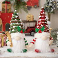 Elf with Green and Red Hat Set