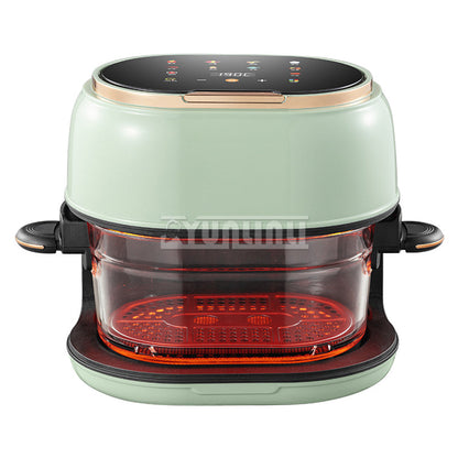 Smart Air Fryer – 4L Oil Free Transparent Window Cooker for Healthy Frying, Roasting and Easy Family Cooking