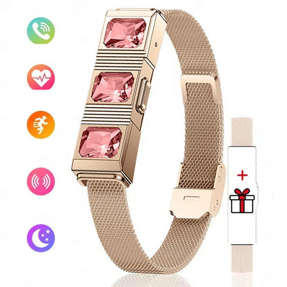 Smart Fitness Bracelet – Waterproof Activity Tracker with Call Reminders, Heart Rate Monitoring and Sports Tracking for Men and Women