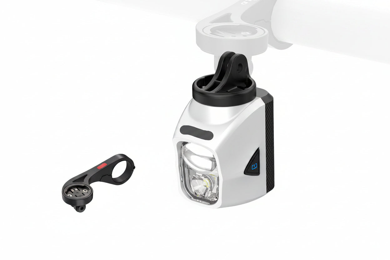 Rechargeable Bicycle Headlight – 1900LM USB Bike Front Light with Power Bank Function for Safe Night Cycling
