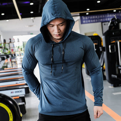 Mens Fitness Tracksuit Set-Running Hoodie and Joggers for Gym Training Workouts and Active Lifestyle Performance