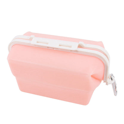 Reusable Silicone Food Storage Bag – Foldable Leakproof Fresh Keeping Bag for Fruits, Snacks, Travel and Picnic Storage