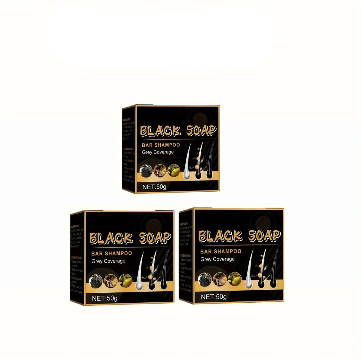 Polygonum Hair Care Soap Set-Nourishing Anti Dandruff Shampoo Bar for Healthy Scalp Hair Repair and Dark Hair Support