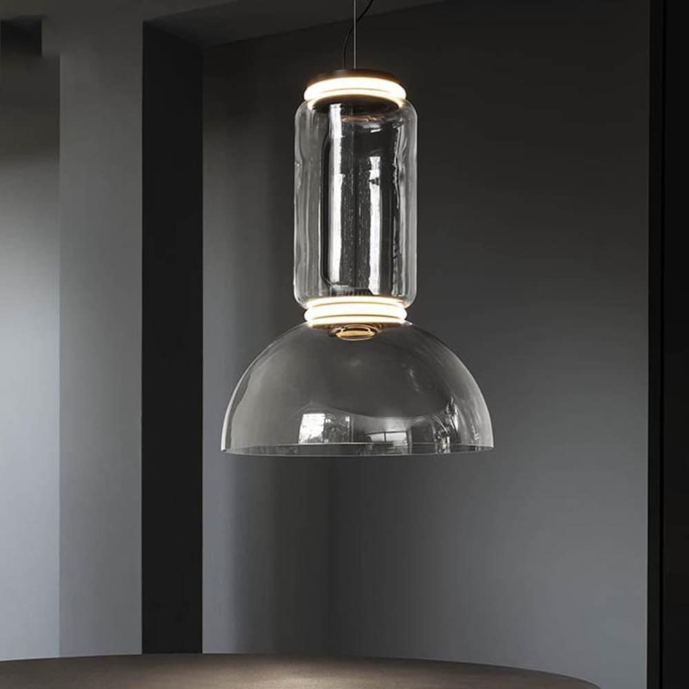 Nordic Glass Pendant Light – Modern Hanging Lamp for Dining Rooms, Bedrooms, Entryways and Stylish Interior Lighting