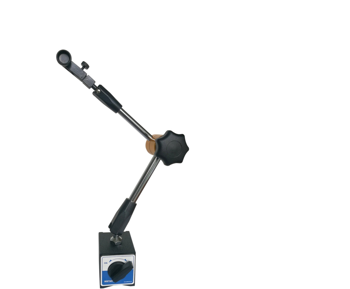 Magnetic Dial Indicator Stand – 60kgf/80kgf Universal Adjustable Base with Three-Joint Arm for Precision Gauge Positioning and Measurement