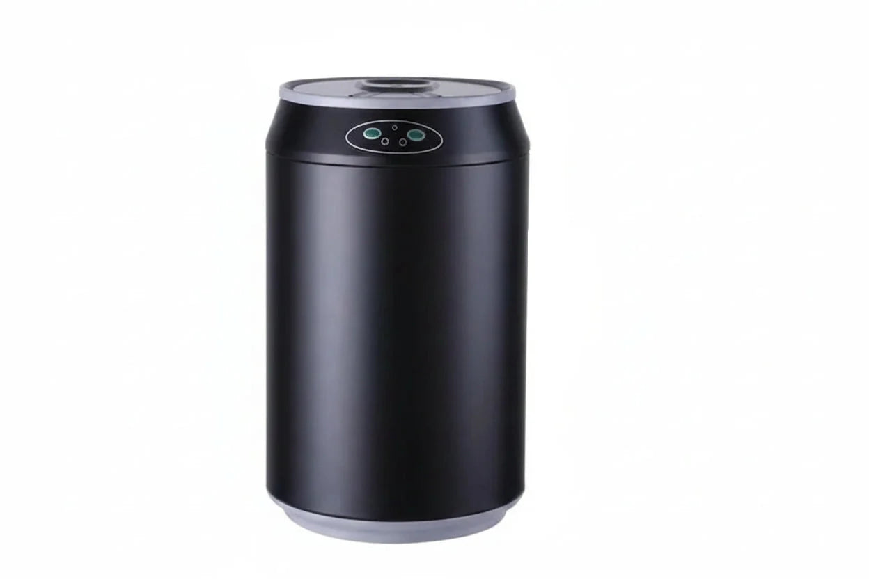 Automatic Round Waste Bin – Modern Hands-Free Trash Can with Lid for Bathroom, Bedroom, Kitchen and Stylish Home Organization