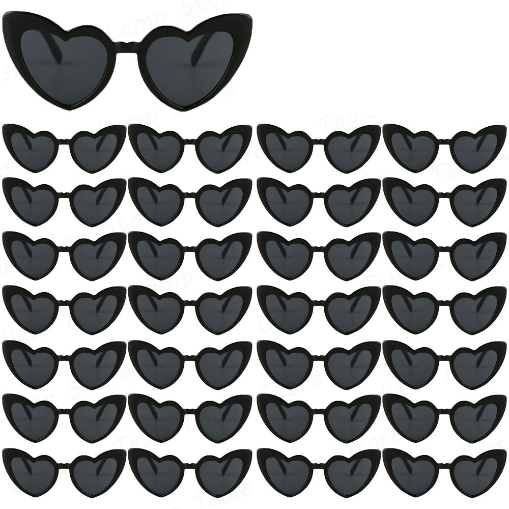 Wedding Heart Sunglasses Set - Trendy Bride and Bridesmaid Party Favors for Weddings, Hen Nights and Celebrations