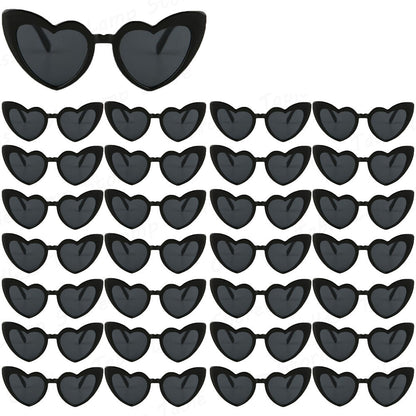 Wedding Heart Sunglasses Set - Trendy Bride and Bridesmaid Party Favors for Weddings, Hen Nights and Celebrations