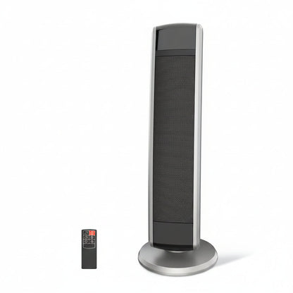 Digital Ceramic Tower Heater - 1500W Room Heater with Remote Control, Timer and Adjustable Thermostat