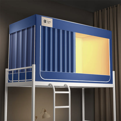 Privacy Bunk Bed Canopy – Blackout Mosquito Net Tent with Bracket for Kids, Dorm Rooms and Peaceful Sleep Protection