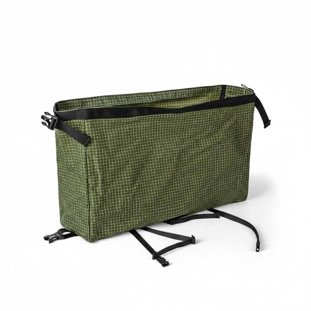 Ultralight Dyneema Backpack Pouch – Waterproof Top-Lid Expansion Bag for Hiking and Mountaineering with Multifunction External Gear Storage