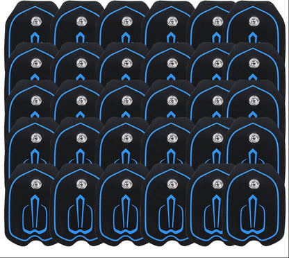 Electrode Pad Set – Self Adhesive Replacement Pads for Low Frequency Muscle Stimulator and Pain Relief Therapy