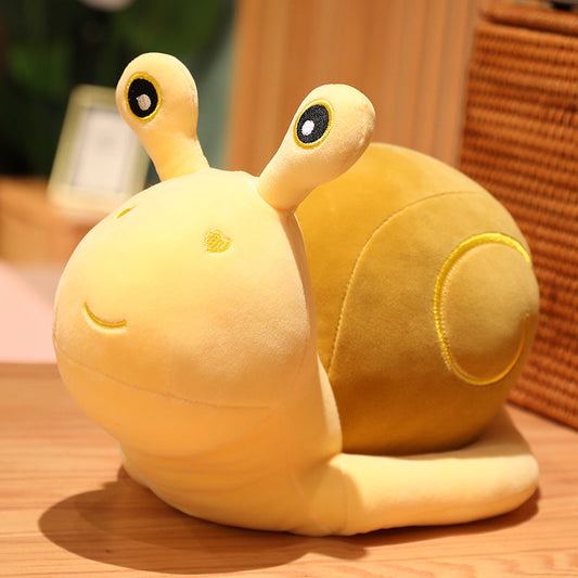 Colorful Snail Plush Toy – Soft Cartoon Stuffed Animal Pillow Available in Multiple Sizes for Kids, Birthday Gifts and Cozy Room Decor
