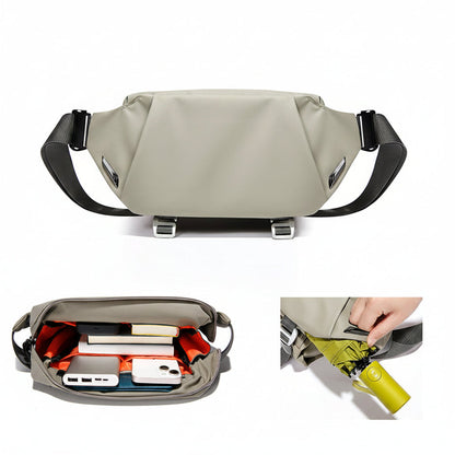 Waterproof Sling Chest Bag – Multi Pocket Crossbody Travel Bag for Daily Commuting, Hiking, Cycling and Outdoor Adventures