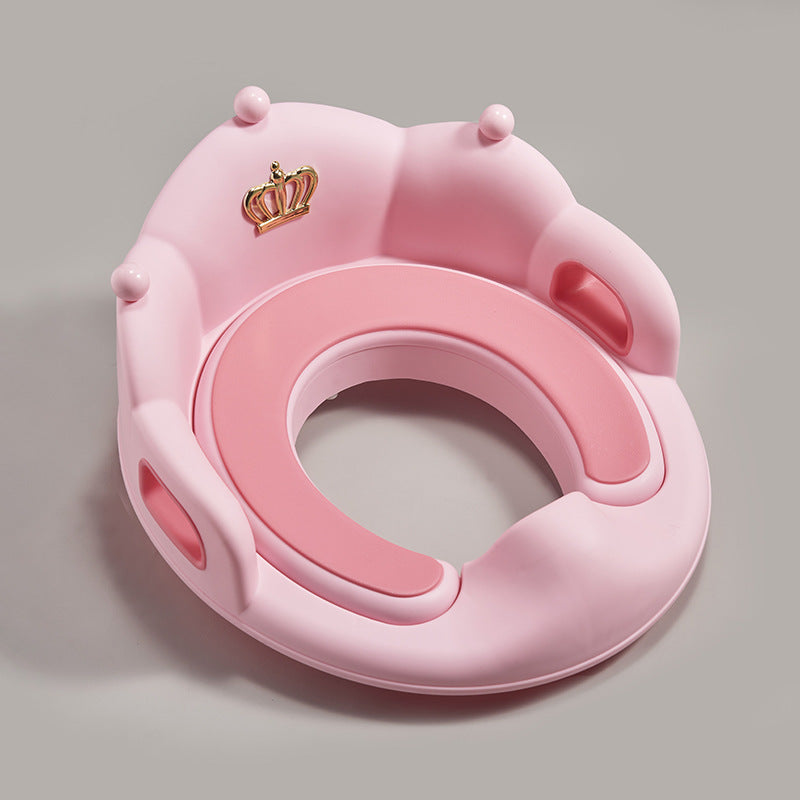 Portable Toddler Toilet Seat - Crown Design Potty Training Cushion for Safe Travel and Comfortable Toilet Learning