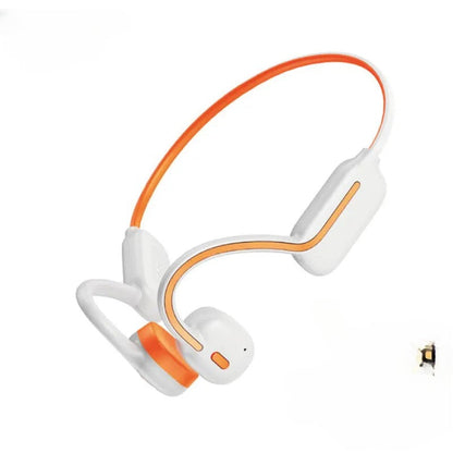 AI Bone Conduction Earphones – 32GB IPX8 Waterproof Bluetooth Headset with Built-In Microphone for Swimming, Running and Outdoor Sports