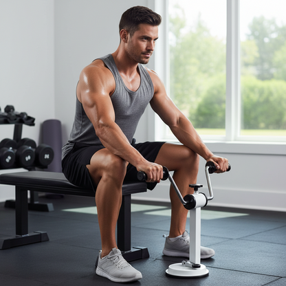 Portable Arm Exercise Bike – Adjustable Resistance Rehabilitation Trainer for Shoulder, Hand and Upper Body Recovery