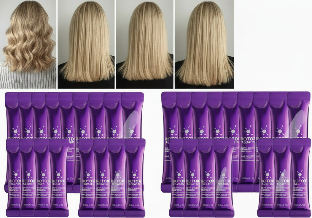 Keratin Hair Repair Mask – Deep Conditioning Treatment for Frizzy Damaged Hair with Silky Smooth Shine in Seconds