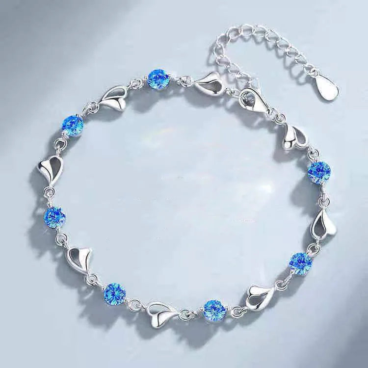 Sterling Silver Lucky Bead Bracelet – 925 Luxury Multi-Layer Charm Jewelry with Elegant Design for Women, Parties, Anniversaries and Gifts
