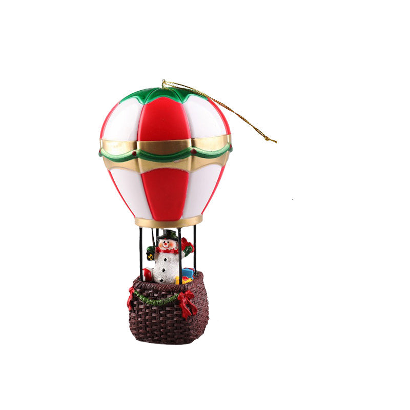Christmas LED Resin Ornament-Glowing Santa Snowman Night Light Decoration for Holiday Displays and Festive Gifts