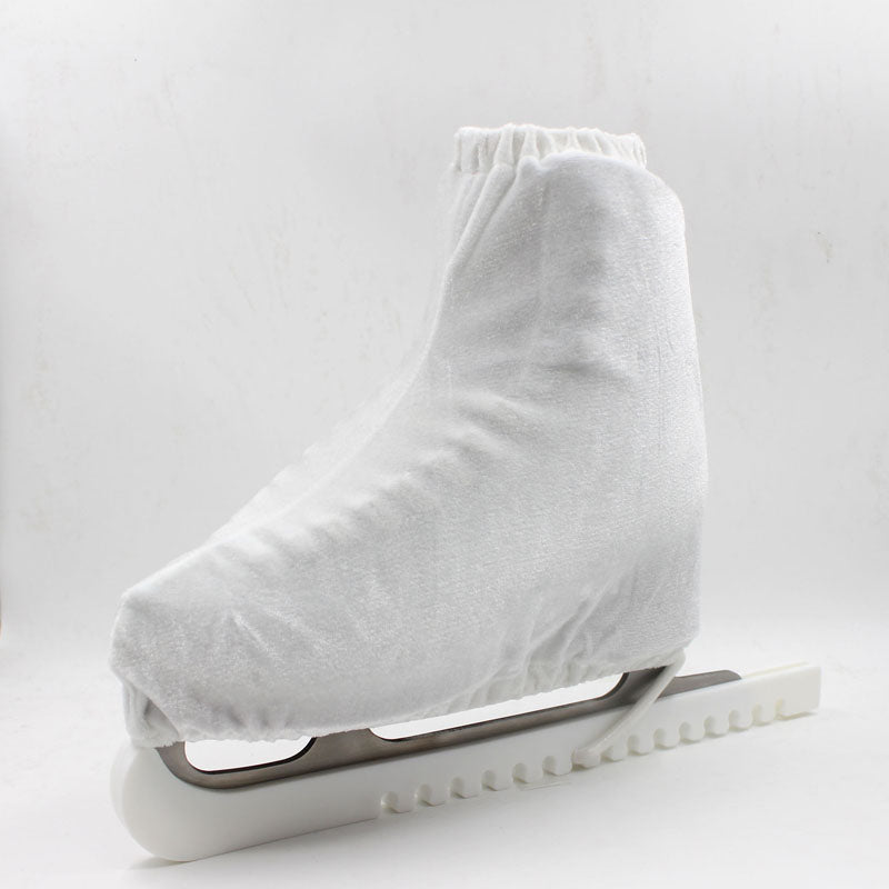 Velvet Ice Skate Covers – Protective Figure Skating Shoe Covers with Stretch Fit Against Dirt and Wear