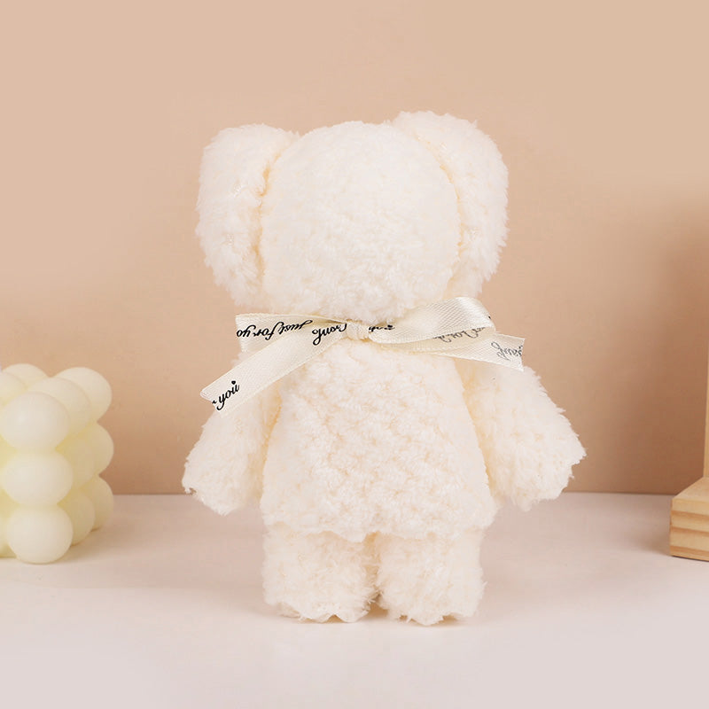 Cute Bear Plush Towel Set - Soft Cartoon Souvenir Gift Towels for Weddings, Birthdays, Party Favors and Kids Gifts