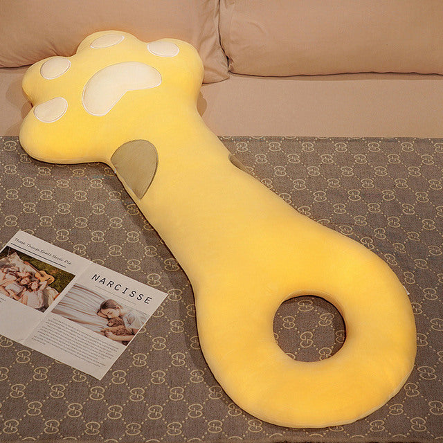 Giant Cat Paw Plush Pillow - Soft Decorative Cushion for Bedrooms, Gifts and Cozy Relaxation