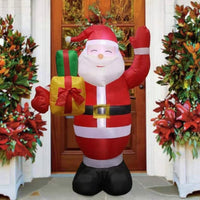 Santa Holding Gift