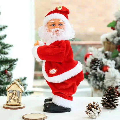 Animated Dancing Santa Doll – Musical Electric Christmas Decoration with Singing and Shaking Action for Festive Gift Giving