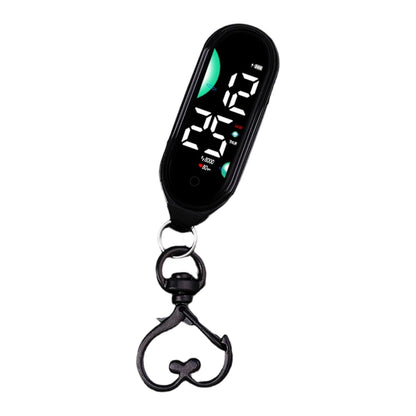 LED Digital Pocket Watch – Waterproof Electronic Hanging Watch with Luminous Display and Carabiner Clip for Kids, Adults and Outdoor Activities