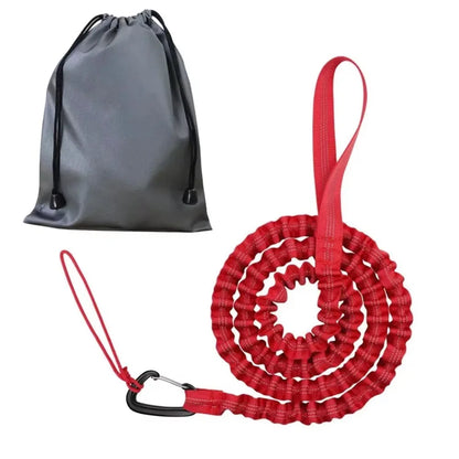 Portable Bicycle Tow Rope – Retractable Mountain Bike Traction Rope for Parent Child Cycling Adventures and Easy Uphill Assistance.