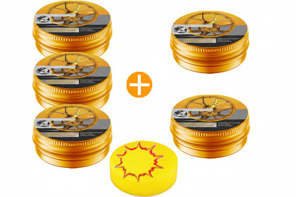 Car Wheel Rim Scratch Repair Paste – Aluminum and Steel Hub Restoration Compound for Tire Rim Paint Touch-Up, Dent Care and Refinishing