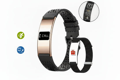 Smart Fitness Bracelet – Waterproof Health Tracker with Heart Rate and Sleep Monitoring, Sports Activity Band for Android and iOS
