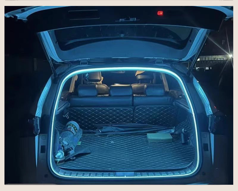 LED Car Trunk Light Strip - Automatic Sensor Tailgate Lighting for Interior Decoration, Enhanced Visibility and Stylish Ambience
