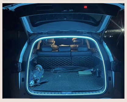 LED Car Trunk Light Strip - Automatic Sensor Tailgate Lighting for Interior Decoration, Enhanced Visibility and Stylish Ambience